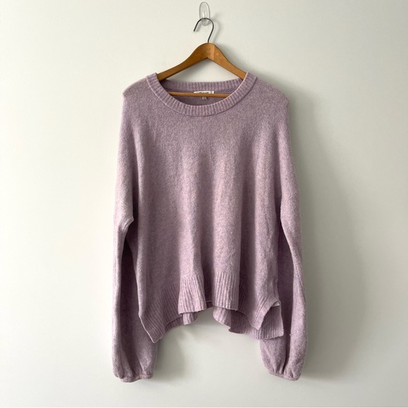 Madewell Payton Lavender Pullover Sweater in Coziest Yarn Size XL - Picture 2 of 8